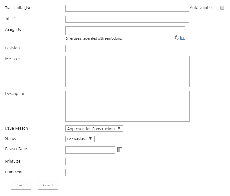 Transmittal